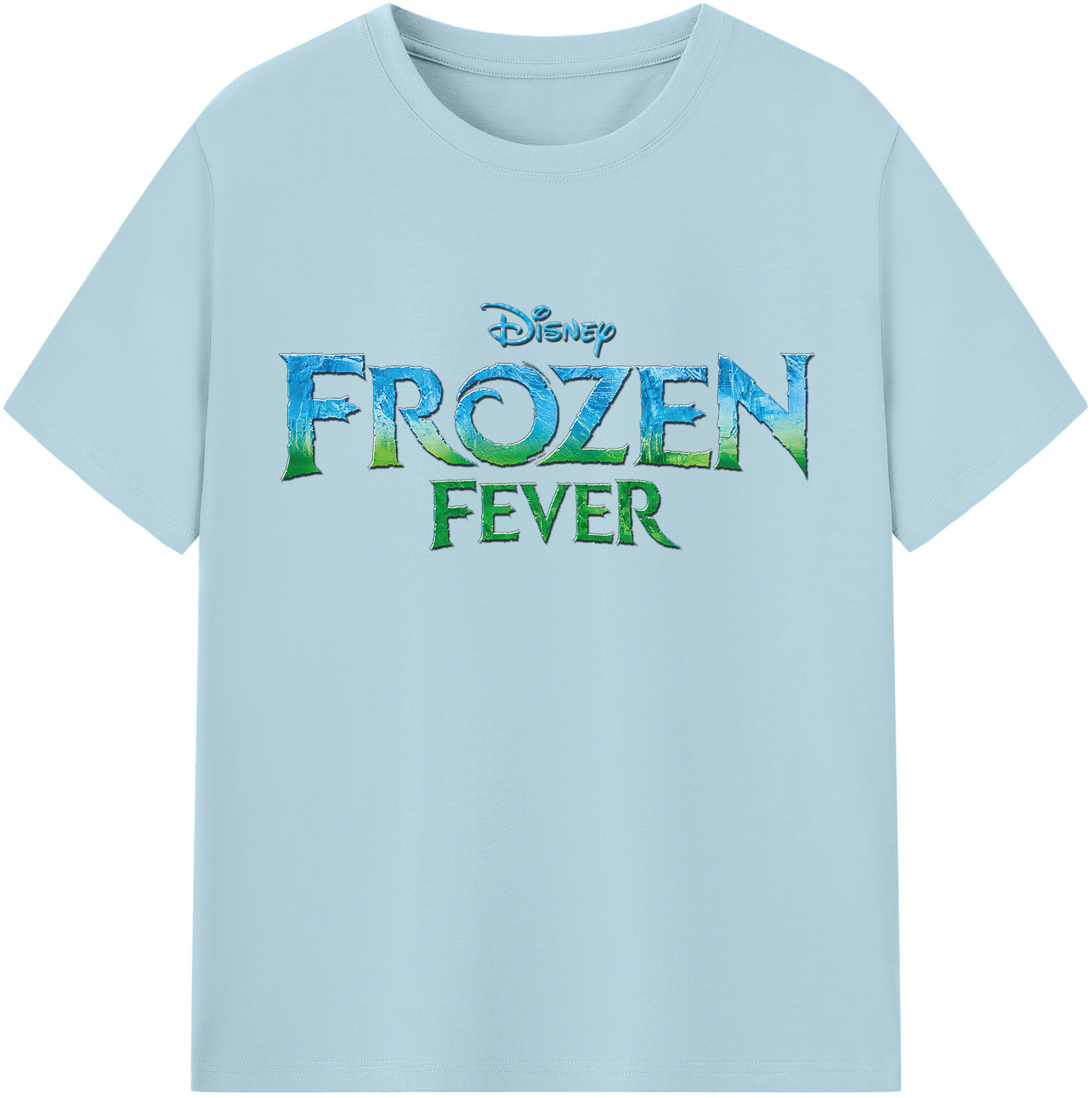 （画像用） アナと雪の女王 アンナ エルサ Frozen Anna Elsa 綿100％半袖Tシャツ（フロントプリント）